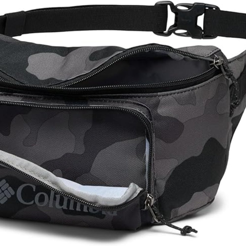 New NWT COLUMBIA Sportswear Fanny Pack Zip Waist Pouch Crossbody Bag Camouflage - Picture 3 of 5
